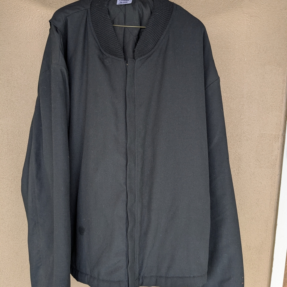 Black Nomex FR Flame Fire Resistant Jacket for Men